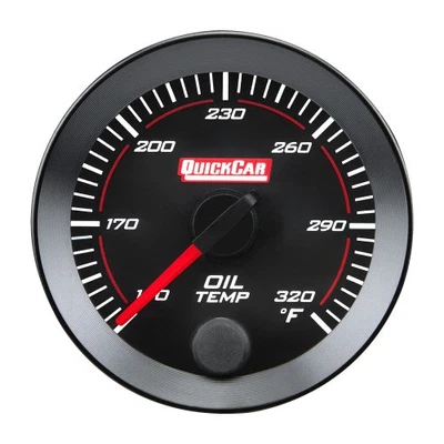 Medidor de temperatura de aceite Quickcar Racing Products 65-009 RedLine 2-1/16" Foto 1 de 3