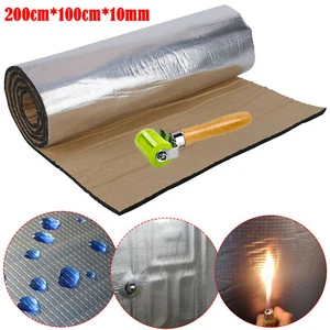 80"X40" SOUND DEADENER CAR HEAT SHIELD INSULATION ADHESIVE MAT WITH SEAM ROLLER - Imagen 1 de 12