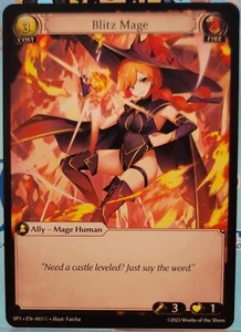 Grand Archive TCG Exclusive Supporter Pack 1 Blitz Mage SP1-EN003 U - Imagen 1 de 1
