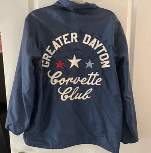 Greater Dayton OH Corvette Club Jacket Patches Sz L Personalized Jerry Vtg READ - Picture 1 of 24