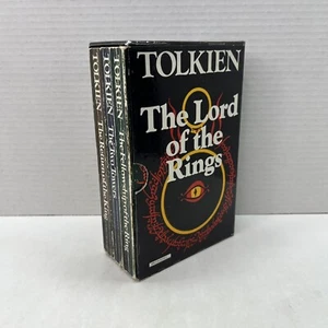 The Lord of the Rings 1977 5th Impression; Unwin 3 Paperback Book Set Tolkien - Picture 1 of 24