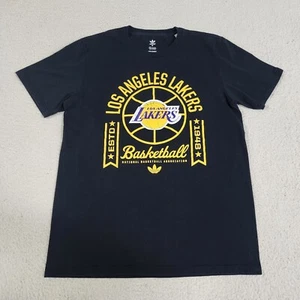 Adidas NBA Los Angeles Lakers Herren Medium Kurzarm T-Shirt - Bild 1 von 10