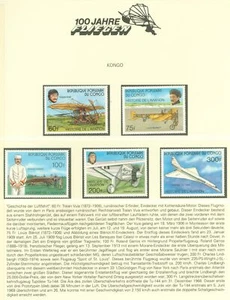 Aviation G22 Congo 1977 nuovo di zecca 5 v piloti aerei - Foto 1 di 1