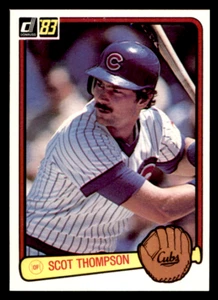 1983 Donruss Scot Thompson Set Break! #378 Chicago Cubs - Picture 1 of 2
