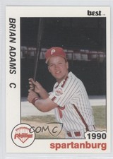 1990 Best Spartanburg Phillies Brian Adams #12