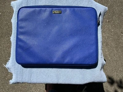 Kate Spade Blue Laptop Notebook Sleeve Cover For 13" Laptops Used But Good - Image 1 of 4