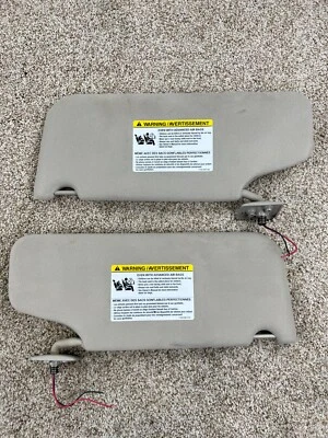 Juego de pares de parasol derecho e izquierdo Ford Edge 2011-2014 con espejo OEM Foto 1 de 4