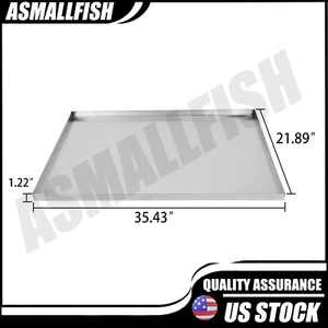 Bandeja de repuesto de acero inoxidable 35,4"x21,9" para jaula para perros 1 pieza nueva - Imagen 1 de 6