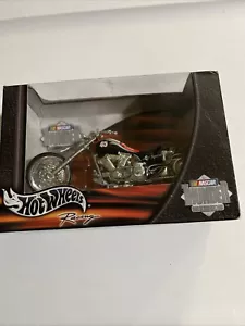 Hot Wheels Nascar Thunder Rides Racing 45 Sprint 55720 Red Harley Chopper - Picture 1 of 3