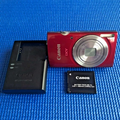 Canon IXY 120/PowerShot Elph 135/IXUS145 Compact Digital Camera Red From Japan - Image 1 of 4
