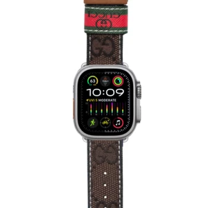 Bracelet de luxe Apple Watch série 1 2 3 4 5 6 7 8 9 10 SE ULTRA 1 2 G toile - Photo 1 sur 10