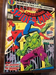 Marvel Treasury Edition #27 1980 THE SENSATIONAL SPIDER-MAN JUMBO SIZE HI GRADE - Picture 1 of 6