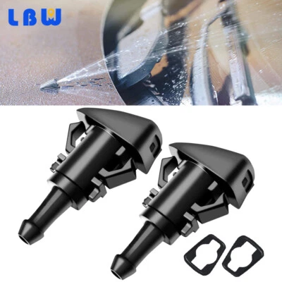 2 Windshield Washer Fluid Spray Nozzle For Chrysler 300 PT Cruiser 5113049AA Foto 1 de 4