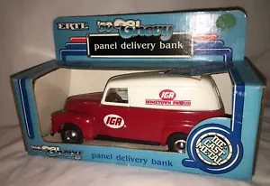 ERTL 1950 ‘50 CHEVY PANEL DELIVERY BANK IGA HOMETOWN PROUD NIB 1/25 DIE-CAST - Picture 1 of 7