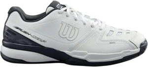WILSON RUSH COMP LEATHER MEN'S TENNIS SHOES WHITE UK SIZE 11 RRP £100 FREE P & P - Picture 1 of 2