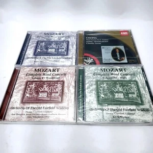 Set of 4 Classical Music CDs: Chopin & Mozart Complete Wind Concerti. Sealed. - Picture 1 of 9