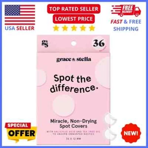 Hydrocolloid Pimple Patches, Overnight Acne Treatment, Fast-Acting Zit Stickers - Picture 1 of 14