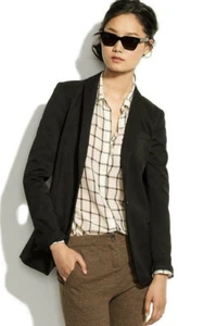 NEU MADEWELL Buckley Tailors Chalkboard schwarzer Blazer Jacke 2 neu mit Etikett $ 168 - Bild 1 von 11