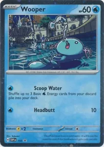 Tarjeta Pokémon Promocional Wooper SVP155 SVP 155 Casi Nueva - Imagen 1 de 1