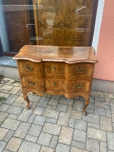 Dresdner Barockstilkommode in Nussbaum 2.Hälfte des 19.Jh - Bild 1 von 20