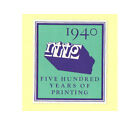 1940 Druck 500 Jahre Plakatmarke