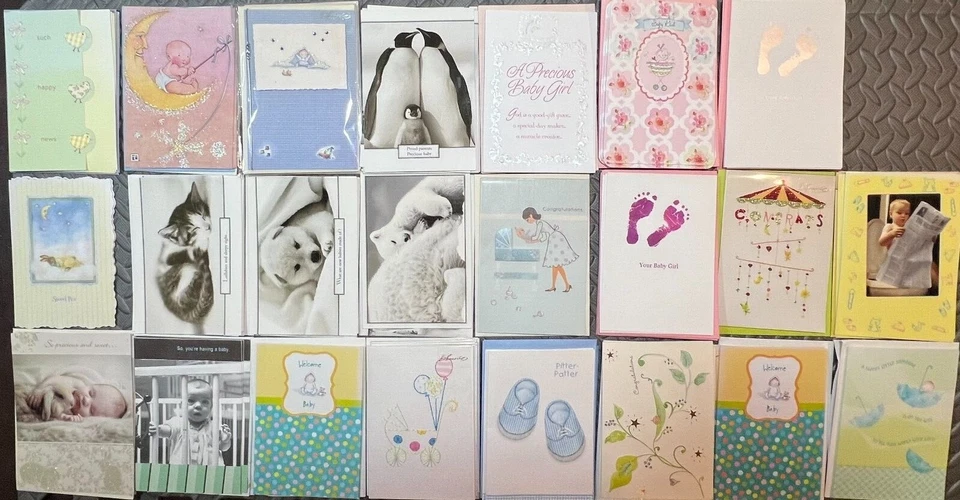 Baby Cards By Leanin Tree & Sunrise Choose From List - Image 1 of 1