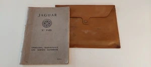 Original Jaguar E-Type 3.8 series 1 handbook & pouch. 122/3. - Picture 1 of 6