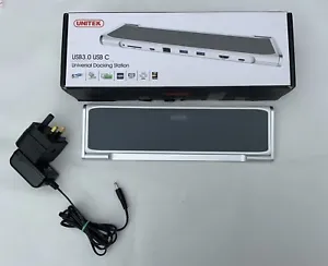 Unitek Y-3708  Docking Station USB C for Apple macbook ultrabook laptop  - Picture 1 of 8