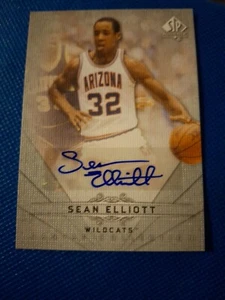 2012 SEAN ELLIOTT SP AUTHENTIC AUTOGRAPHED AUTO CARD #CC-8 ARIZONA SPURS PISTONS - Picture 1 of 2