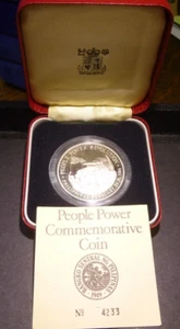 PHILIPPINES 1988 (1986) 500 PISO PEOPLE POWER PROOF COMMEMORATIVE w/ BOX & COA - Picture 1 of 3