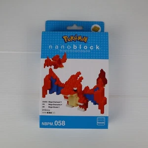 Pokemon Mega Charizard Y Nano Block NBPM_058 New in Box Kawada Mini Building - Picture 1 of 7