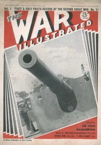 WAR ILLUSTRATED 11 MAGINOT / WESTWALL / DUKE OF WINDSOR / BRITISH COASTAL GUNS - Picture 1 of 3