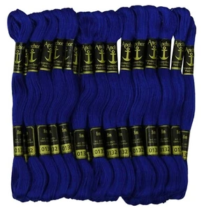 Anchor Cross Stitch Stranded Cotton Threads Hand Embroidery Thread Royal Blue - Picture 1 of 5