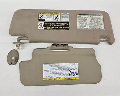 Driver Left Sun Visor Fits 03-09 LEXUS GX470 210458 - Imagem 1 de 3