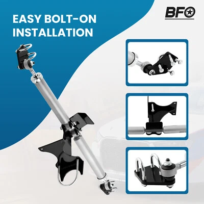 Dual Steering Stabilizer For Ford F-250 F-350 Super Duty 4WD 2005-2024 - Image 1 of 4