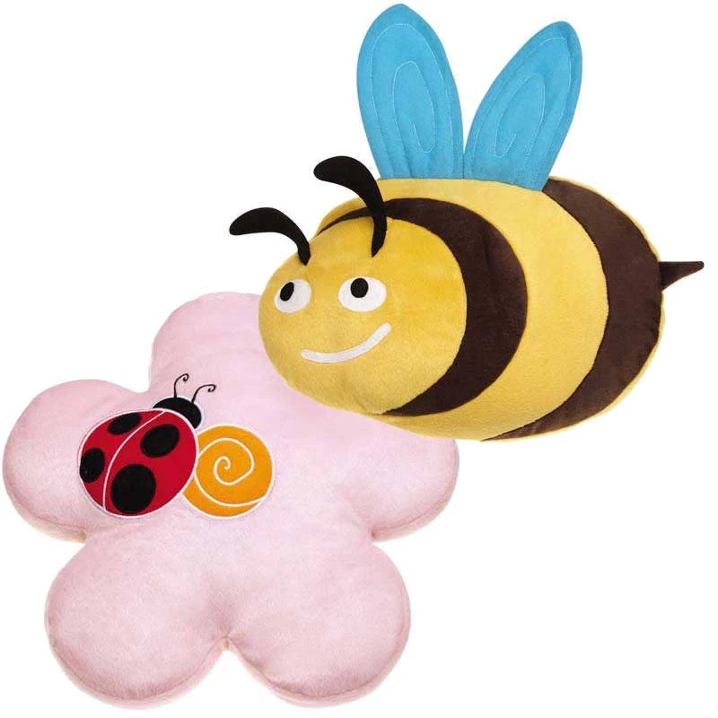 Grriggles Flutter Bugs Dog Toy Soft Plush Jumbo-Sized Big Dogs Crinkle Squeaker - Image 1 of 1