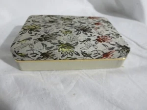 Vintage Small Tapestry Covered Jewelry Box - Picture 1 of 8