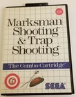 Sega Master System Marksman Shooting & Trap Shooting vtg video game CIB &tested 