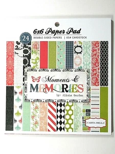 Almohadilla de papel Carta Bella 6 x 6, momentos y recuerdos de Alisha Gordon, retirada - Imagen 1 de 2
