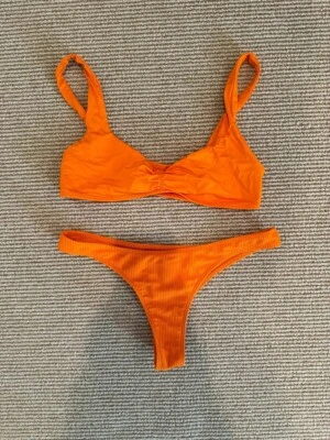 frankies бикини комплект оранжевый размер маленький верхний размер средний низ - Изображение 1 из 4