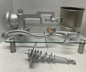 Meat Grinder Silver Metal - Picture 1 of 7