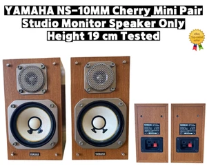 YAMAHA NS-10MM Cherry Mini Pair Studio Monitor Speaker Only Height 19 cm Tested - Picture 1 of 21