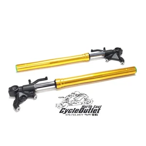 Ninja ZX6R ZX636 2015 13-18 OEM horquillas delanteras juego de suspensión de choque par *leer - Imagen 1 de 22