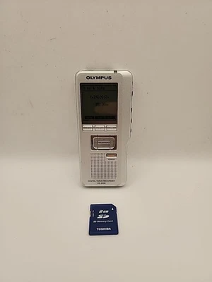 Olympus DS-2400 Digital Voice Recorder & 2GB SD Card *WORKS*TESTED* - Image 1 of 4