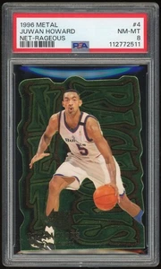 1996/97 Metal Net-Rageous #4 Juwan Howard PSA 8 *2511 - Picture 1 of 2