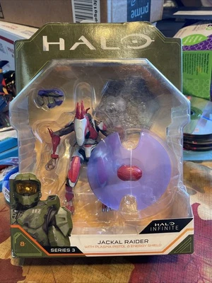 Figura de acción Halo Jazwares Serie 3 Jackal Raider 4" Foto 1 de 4