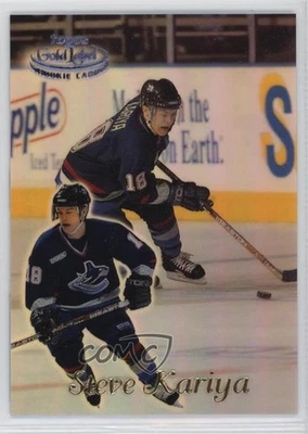 1999-00 Topps Gold Label Class 1 Black Steve Kariya #100 Rookie RC - Image 1 of 2