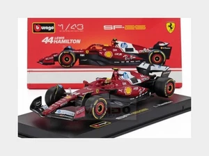 1:43 BURAGO Ferrari F1 Sf-25 #44 2025 Lewis Hamilton +Pilot & Showcase BU36852-H - Foto 1 di 2
