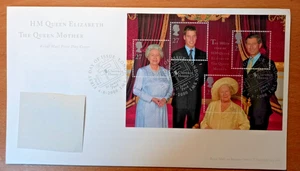 2007 GB 100. Geburtstag der Königinmutter Kleinbogen Einband (angetippte Adresse) (1) - Bild 1 von 6