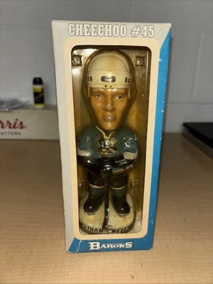 Jonathan Cheechoo Double Bobble Bobblehead Rare San Jose Sharks,Cleveland Barons - Image 1 of 2